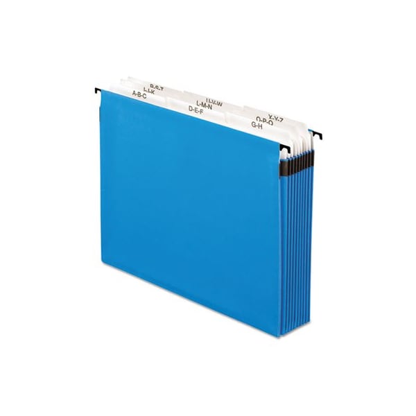 Tops Business Forms Pendaflex, SUREHOOK NINE-SECTION HANGING FOLDER, LETTER SIZE, 8 DIVIDERS, 1/5-CUT TAB, BLUE 59225 - main